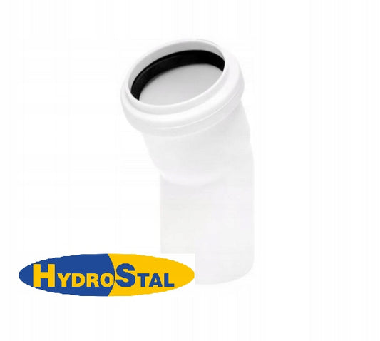 Kolano Kanalizacyjne PVC 40/45 st Białe Rura Odpływowe PVC