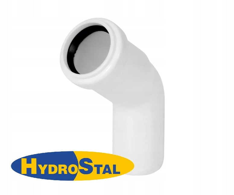 Kolano Kanalizacyjne PVC 32/67 st Rura Odpływowe PVC