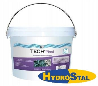 Pasta Poślizgowa TECH-PLAST 1kg Rury PCV GRP Montażowa