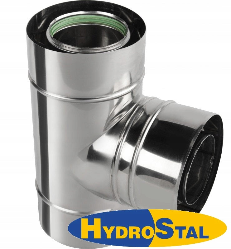 trójnik kwasoodporny turbo fi80/125 90 stopni