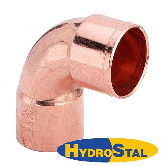 Kolano 90 stopni 18 mm CU 2K - Do lutowania
