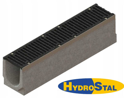 Odwodnienie Liniowe 21x21 Kanał Beton PRO DN150 1m Rama Stalowa D400