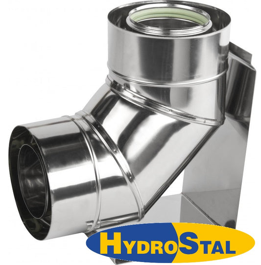 kolano kwasoodporne turbo fi60/100mm 90stopni z podstawą