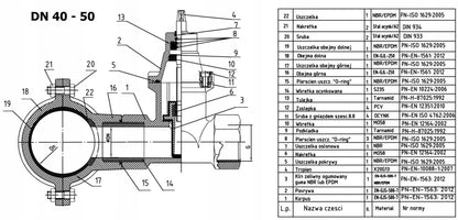 Nawiertka NWZ DN 160/50 PE PCV Wodociąg Żeliwo PN10