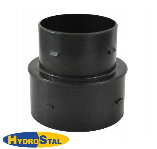 Redukcja drenarska 125/110 mm złączka do rur drenarskich czarna solidna