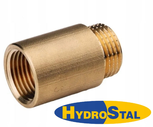 Przedłużka mosiężna 3/4 cala x 60 mm GW/GZ długa przedłużka 20