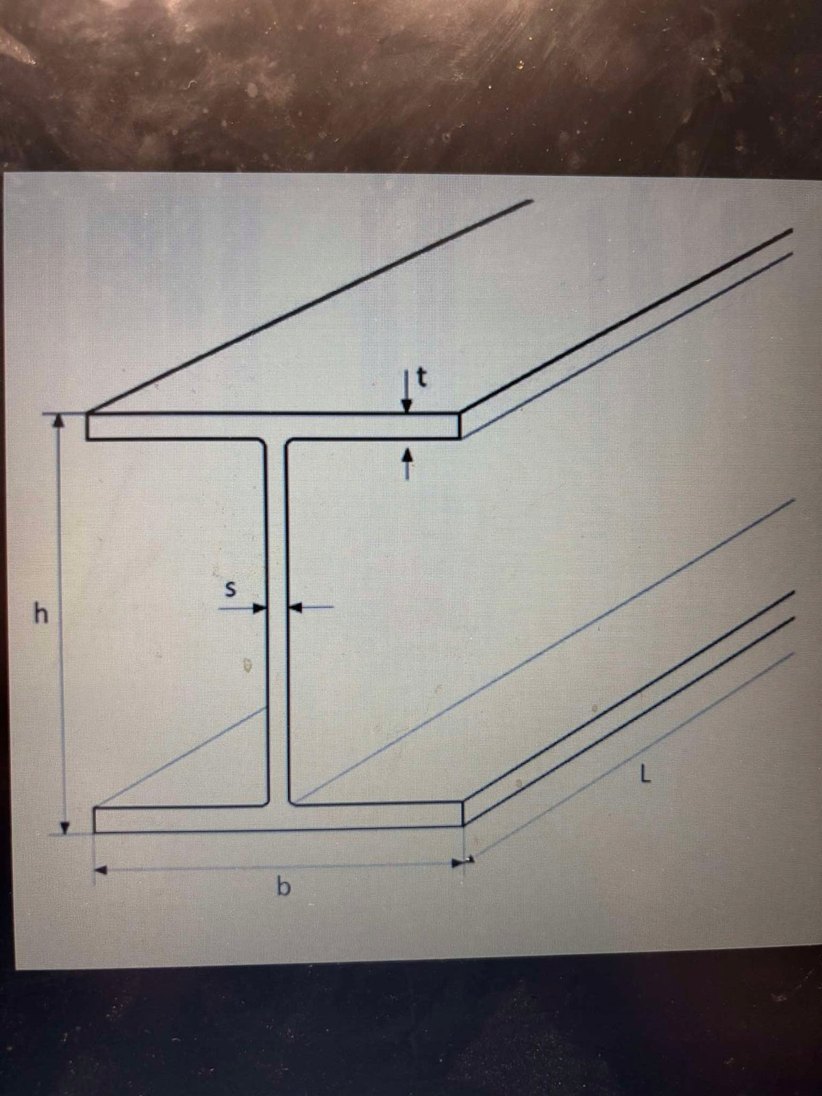 dwuteownik ipe 160 10cm