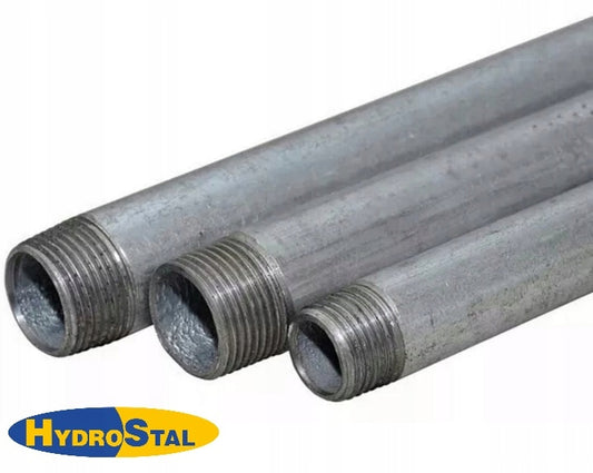 Króciec ocynkowany 3/4" 200mm rura obustronnie gwintowana GZ
