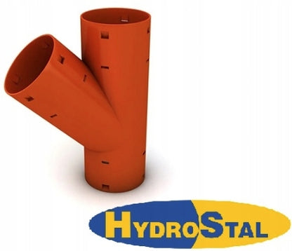 Trójnik Redukcyjny Drenarski 160/100 mm 90 Stopni Redukcja Rura Drenażowa