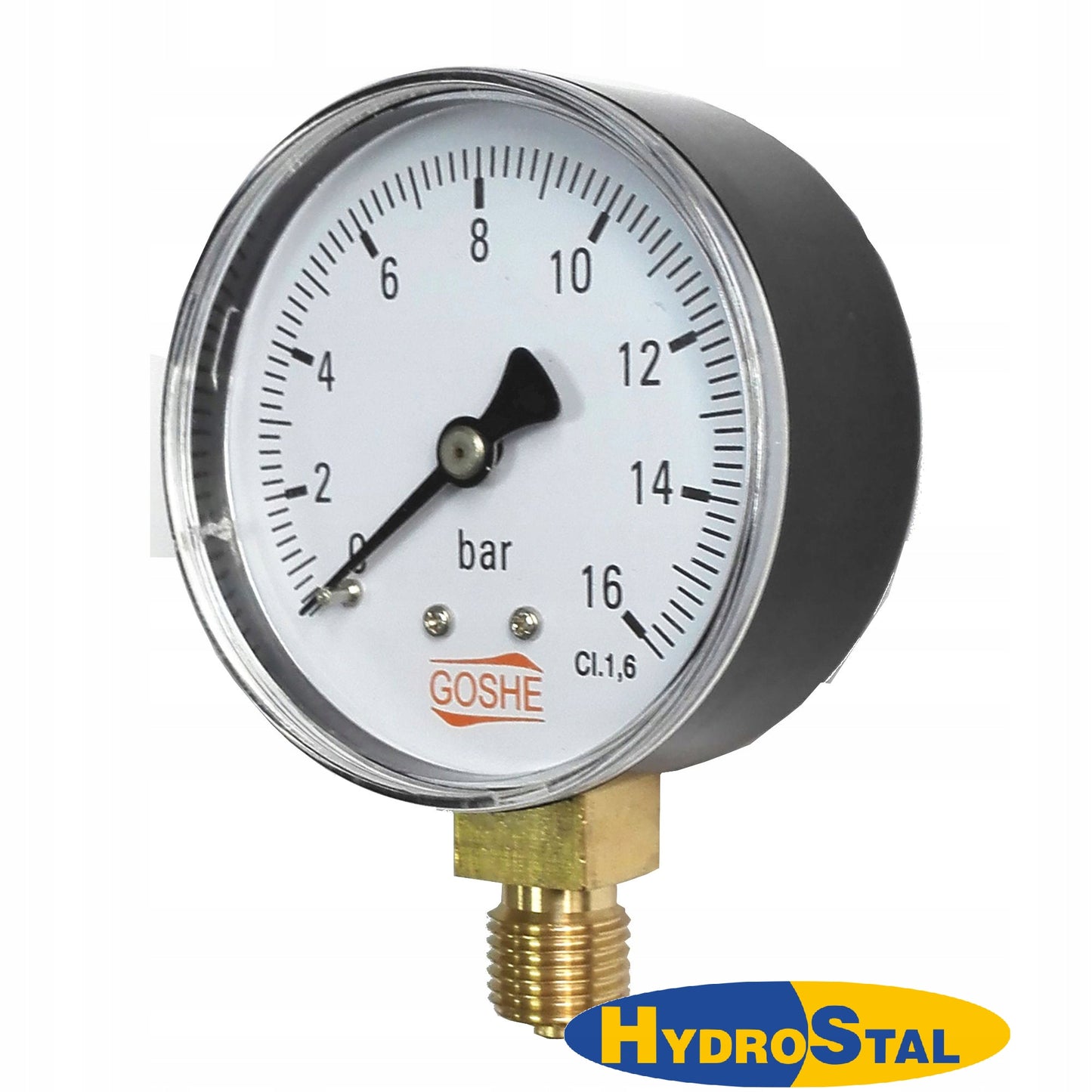 MANOMETR CIŚNIENIOMIERZ 0-6 BAR 1/4" RADIALNY 63mm GOSHE