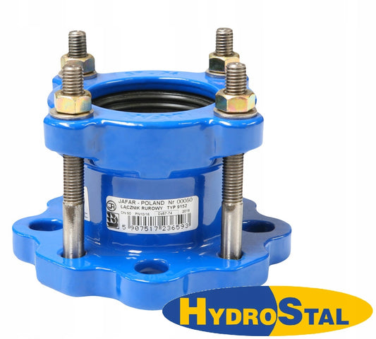 JAFAR Łącznik Rurowo-Kołnierzowy DN80 (Dz84-107mm) Żeliwo Sfero PN16