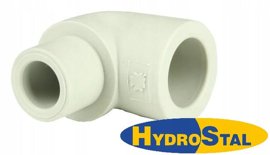 Kolano PP-R Nyplowe 16mm 90 stopni PN20 Zgrzewane