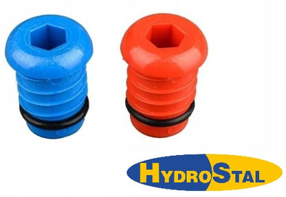 Korek Testowy PEX 25 mm Czerwony Złączka Do Próby Szczelności Rur