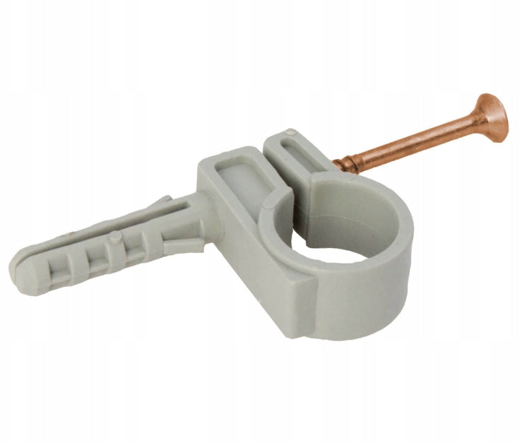 Uchwyt pojedynczy do rur PP-R 40 mm - ZESTAW 5 SZTUK