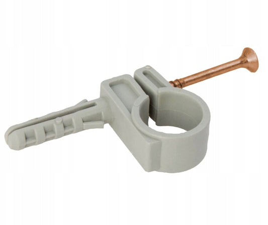 Uchwyt pojedynczy do rur PP-R 40 mm - ZESTAW 5 SZTUK