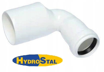 Redukcja kolanowa 50/40 mm kolano redukcyjne PCV biale wewnętrzne