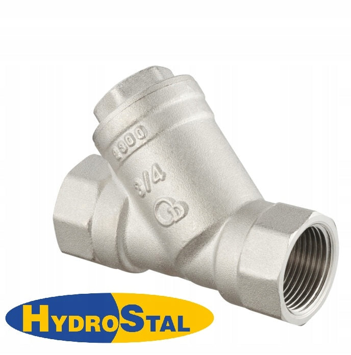 Filtr skośny do gazu 1 cal mosiężny wzmocniony