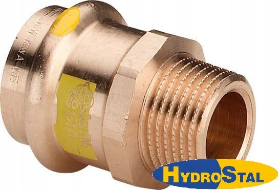 Złączka Miedziana Gazowa GZ 18x1/2 Zaciskowa Przejściowa do Gazu