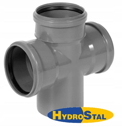 Czwórnik kanalizacyjny 50 mm / 90 stopni (Krzyżak)